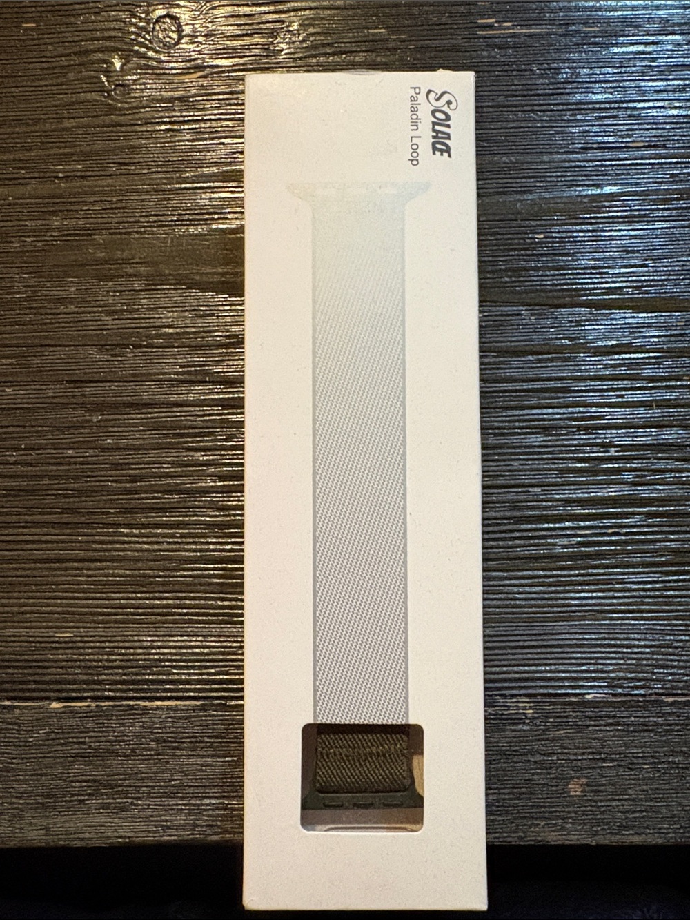NEW Solace Olive Green Loop Wristband
